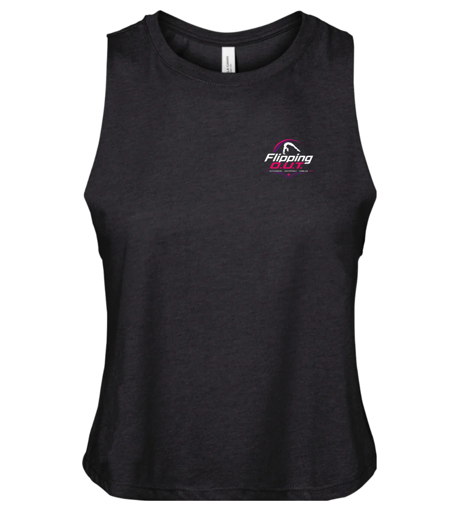 Bella+Canvas Women's Racerback Cropped Tank